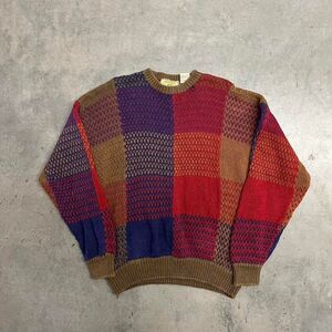 Vintage 90s‎ patterned sweater